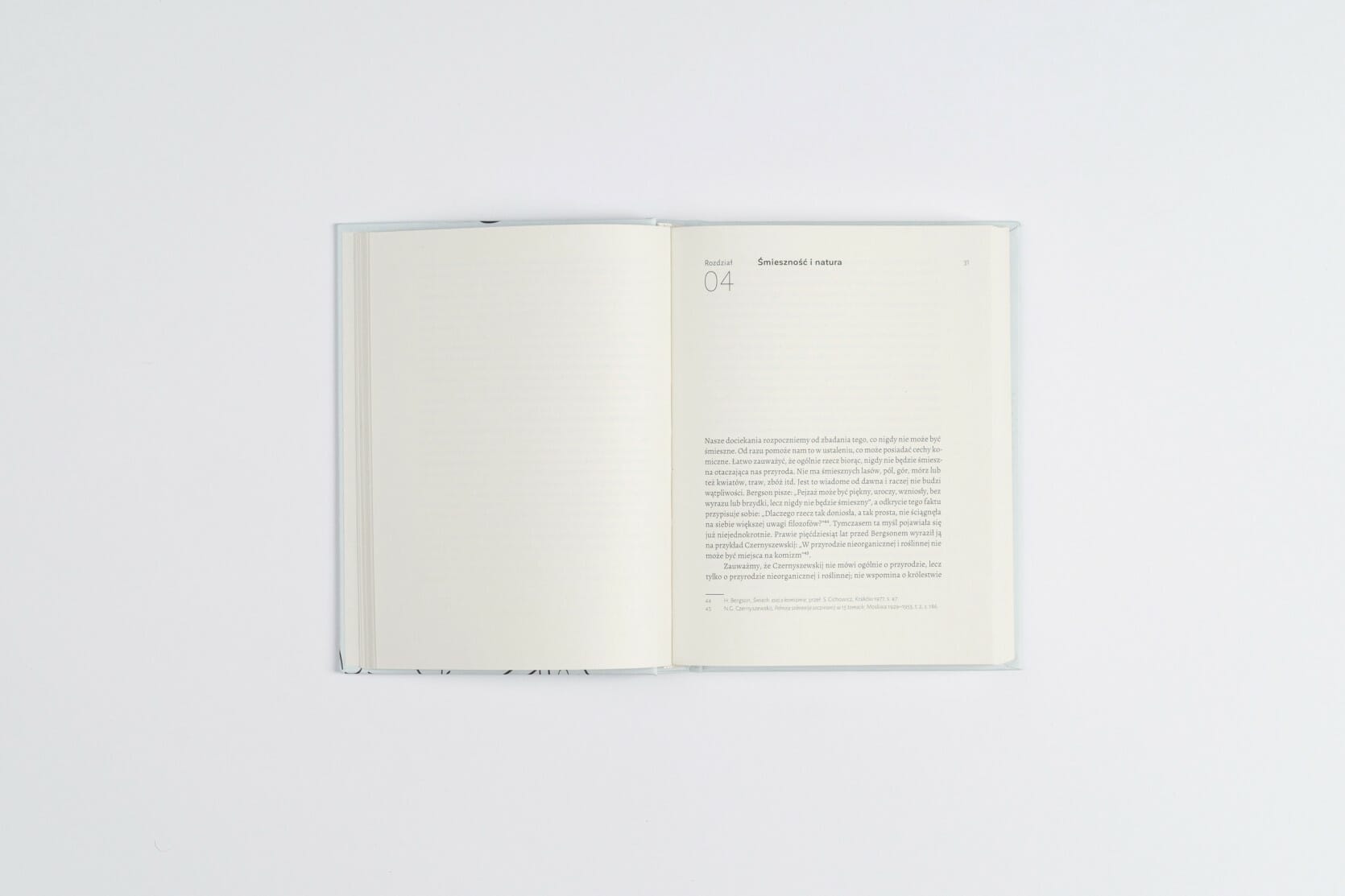 Projekt książki - układ typograficzny