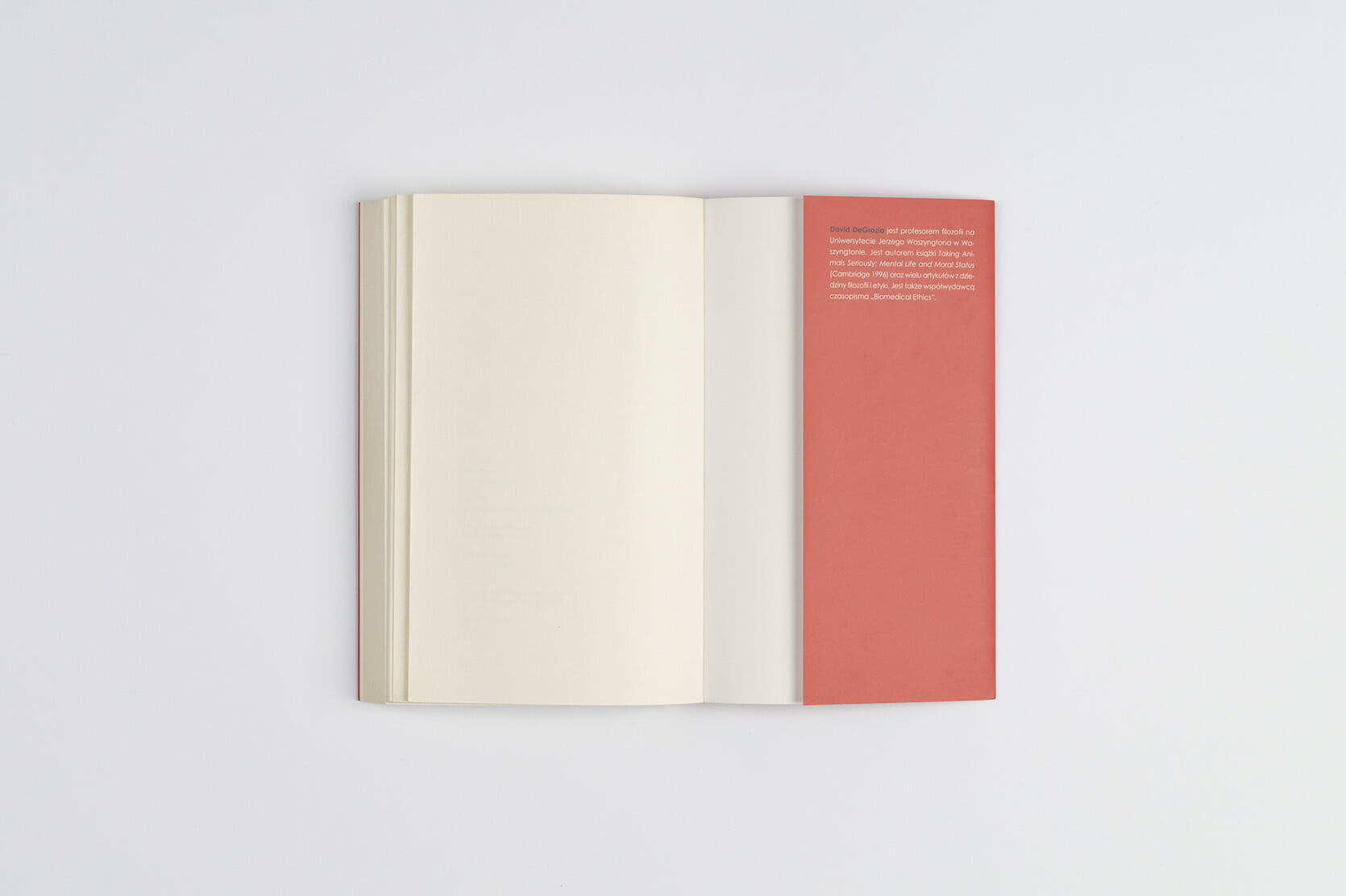 Animal rights - de grazia - book cover - typography